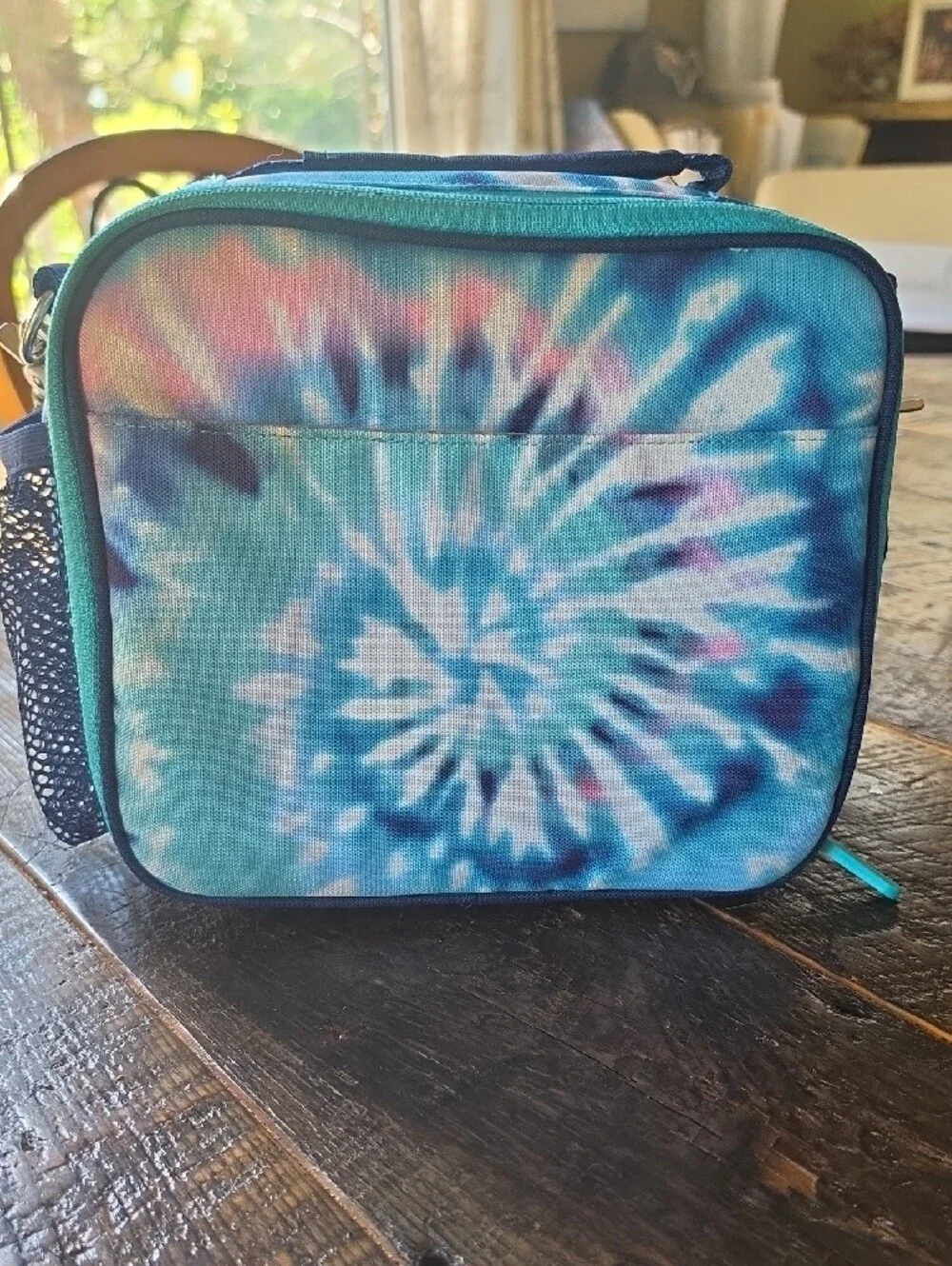 Pottery Barn Kids Blue Tie-Dye Lunch Bag